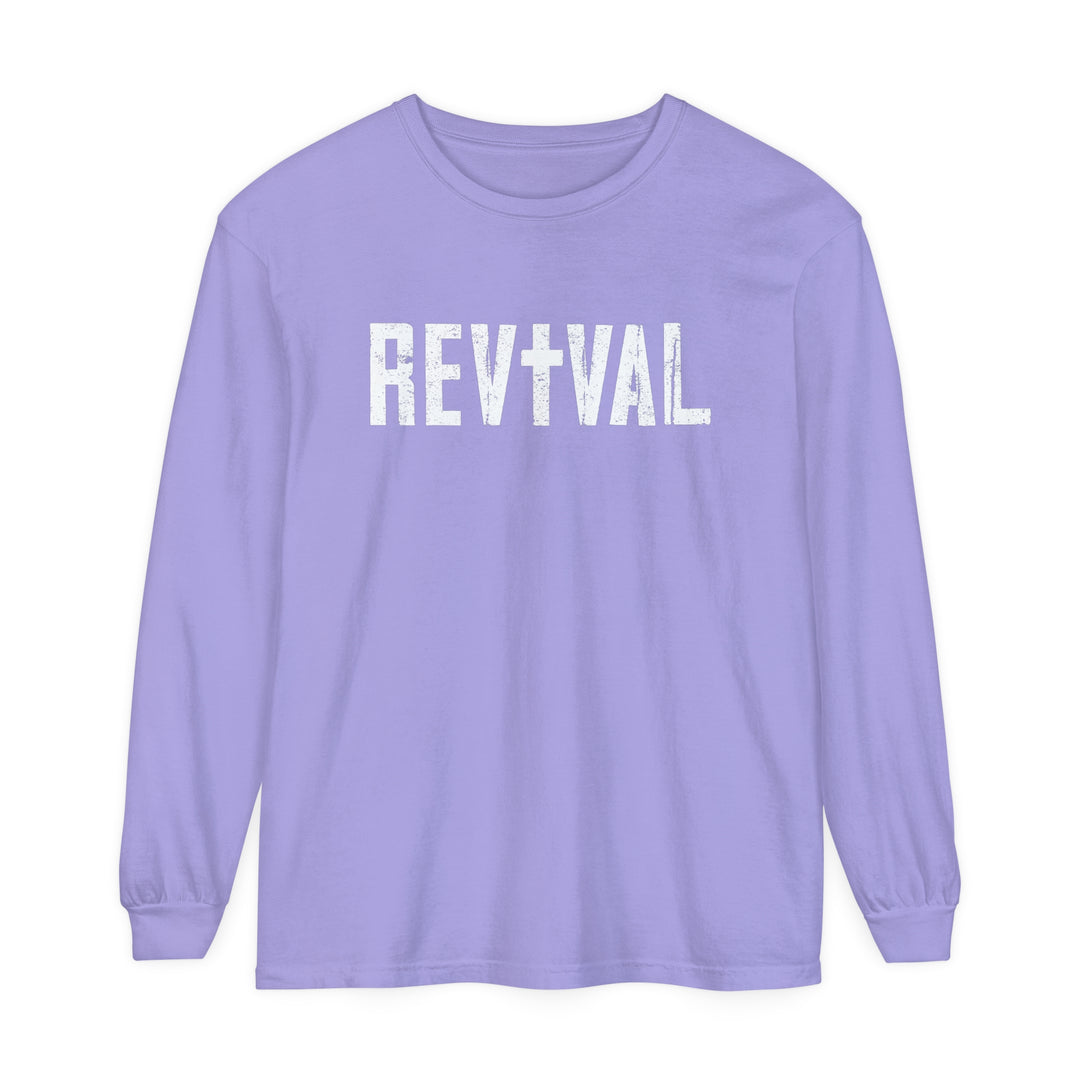 Revival Long Sleeve Shirt Long-sleeve Violet S 