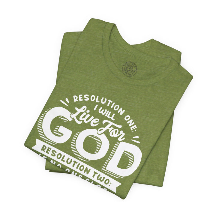 Live For God Unisex T-Shirt T-Shirt   