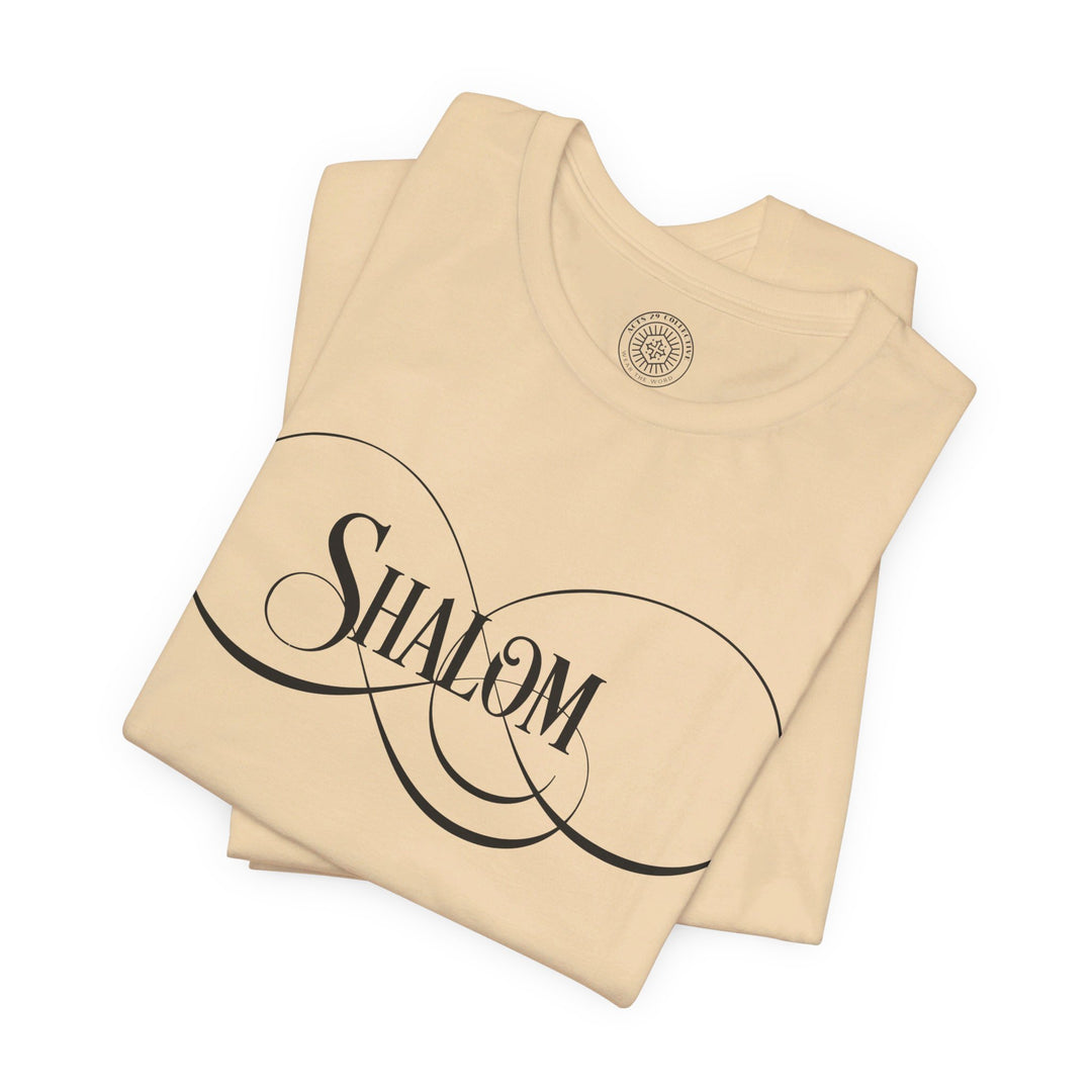 Shalom Script Unisex T-Shirt T-Shirt   