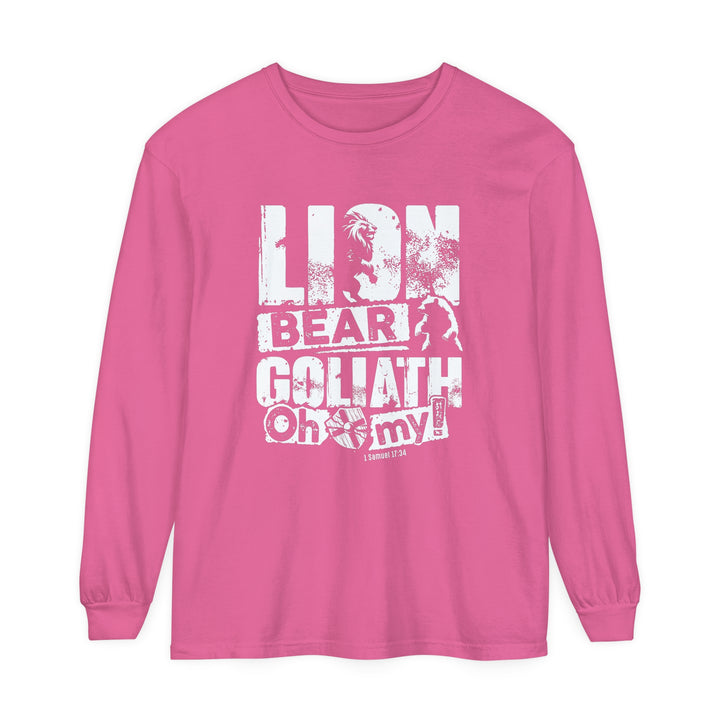 Lion Bear Goliath Long Sleeve Shirt Long-sleeve Crunchberry S 