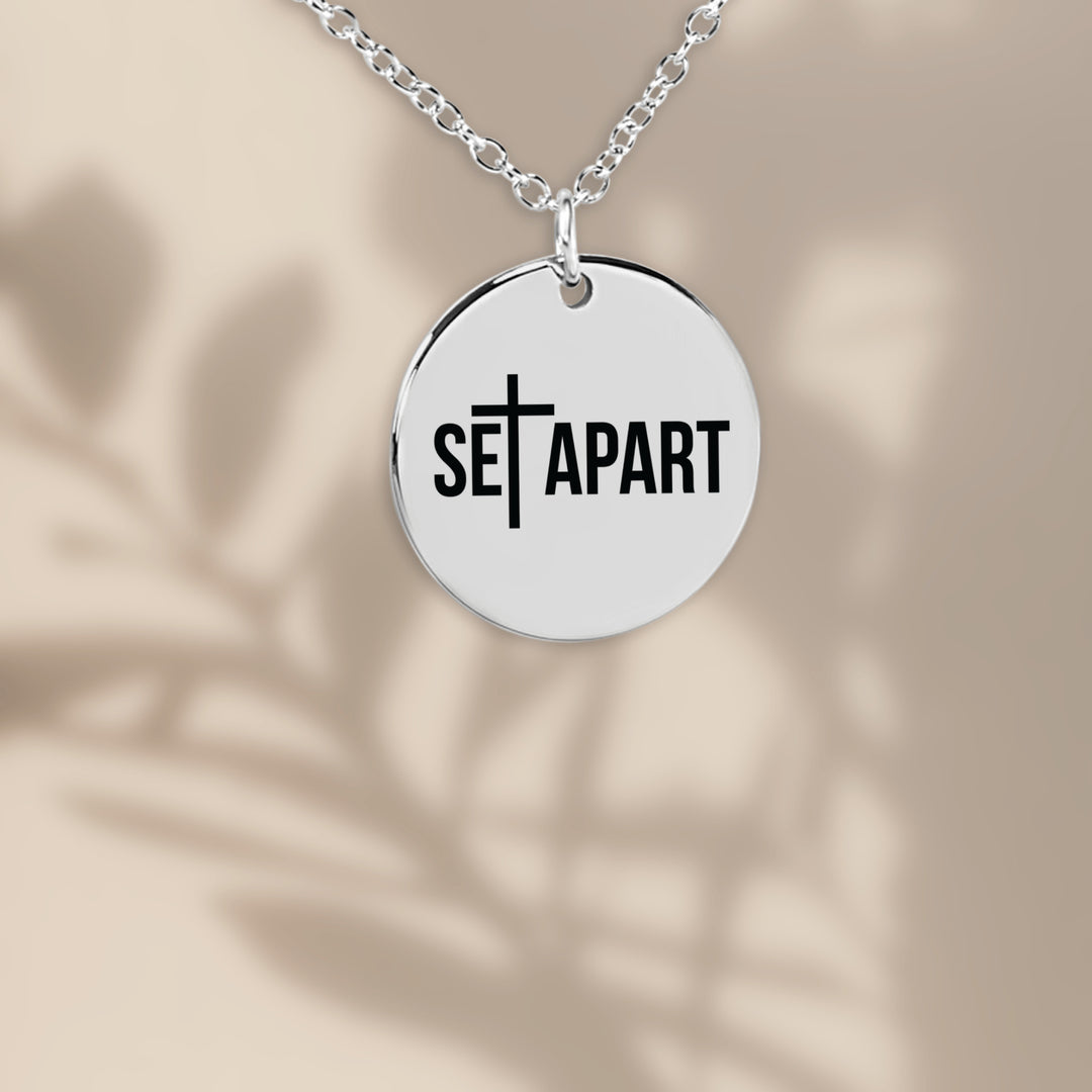 Christian Necklace Set Apart Pendant Pendant Necklaces