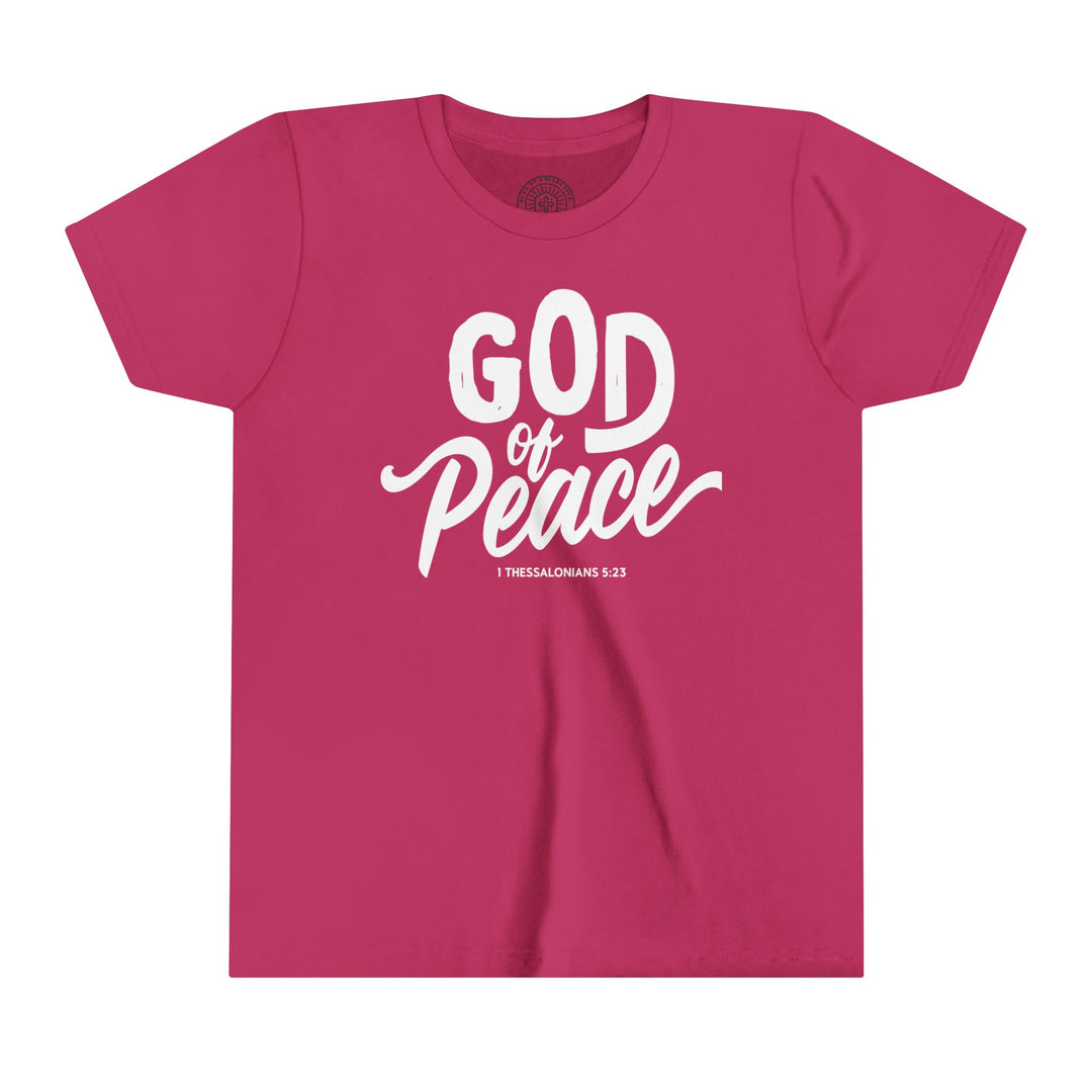 God of Peace Youth T-shirt Kids clothes Berry S 