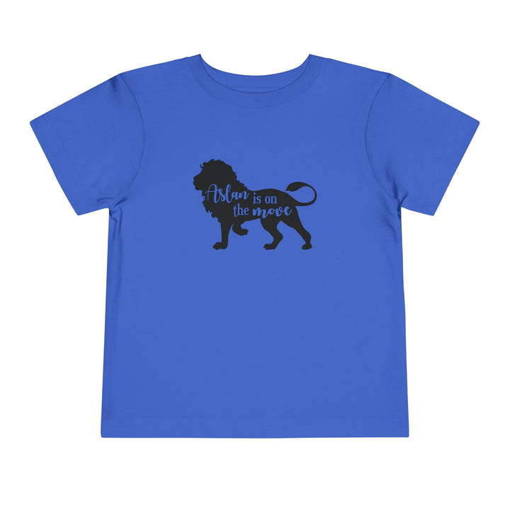 Aslan Is On The Move Toddler Tee Kids clothes True Royal 2T 