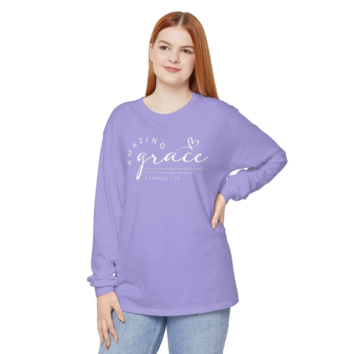 Amazing Grace Heart Long Sleeve Shirt Long-sleeve   