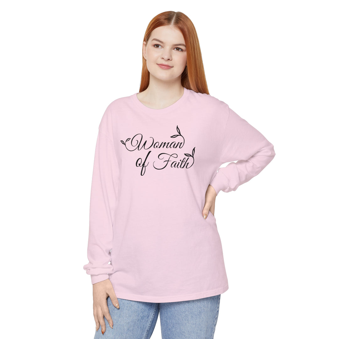 Woman of Faith Long Sleeve Shirt Long-sleeve   