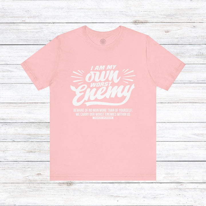 Worst Enemy Unisex T-Shirt T-Shirt Pink S 