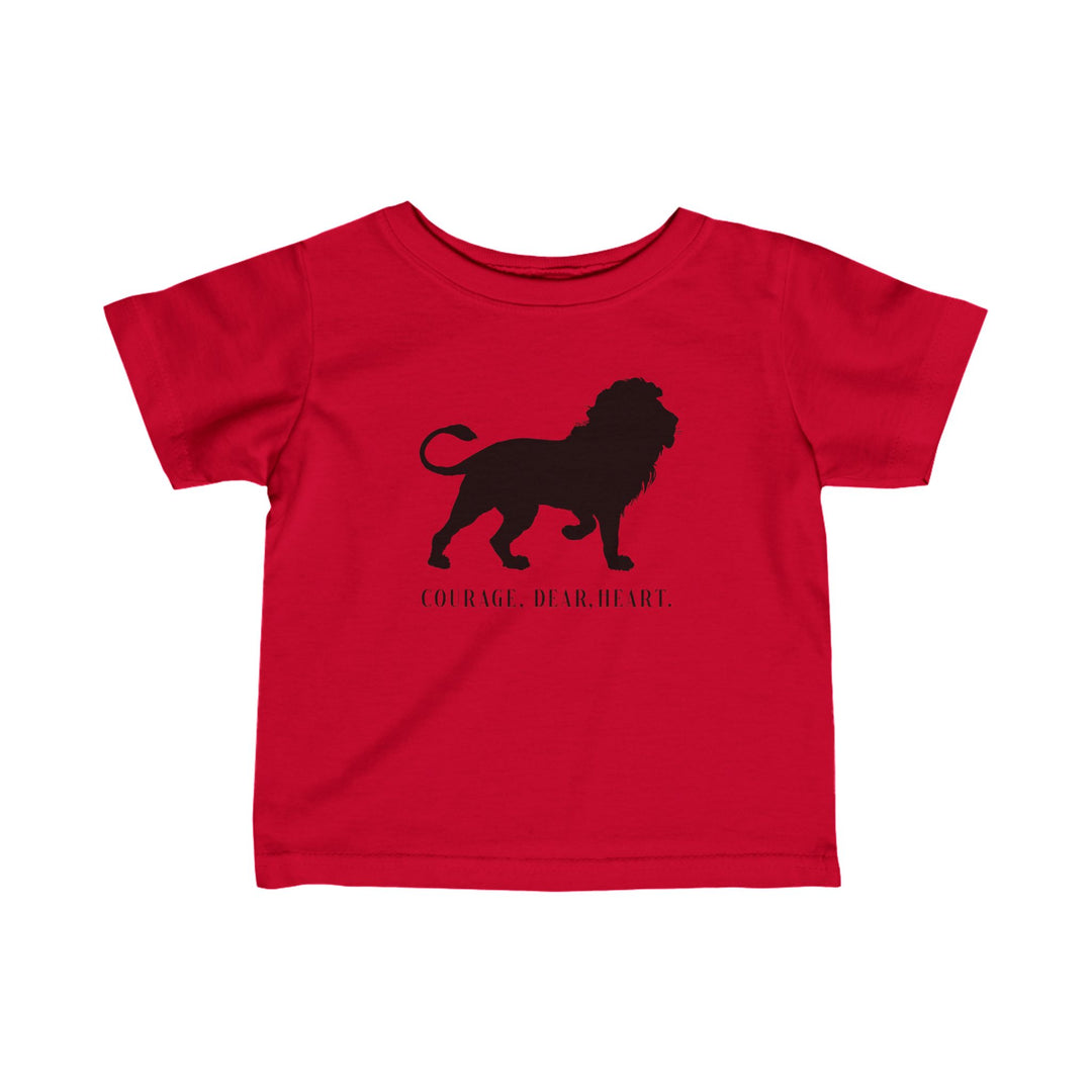 Courage Dear Heart Baby Tee Kids clothes Red 6M 