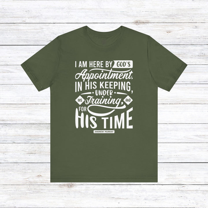 His Time Unisex T-Shirt T-Shirt Military Green S 