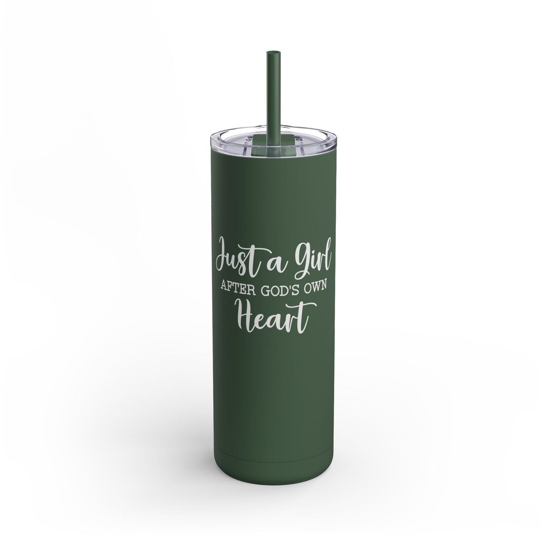 Christian Tumbler Girl After God Mug Pine Needle 20oz Matte