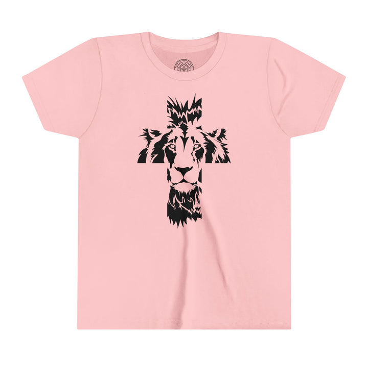 Aslan Cross Youth T-shirt Kids clothes Pink S 