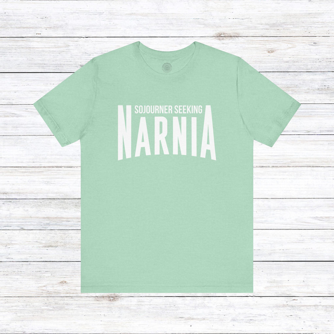 Sojourner Seeking Narnia Unisex T-Shirt T-Shirt Heather Mint S 