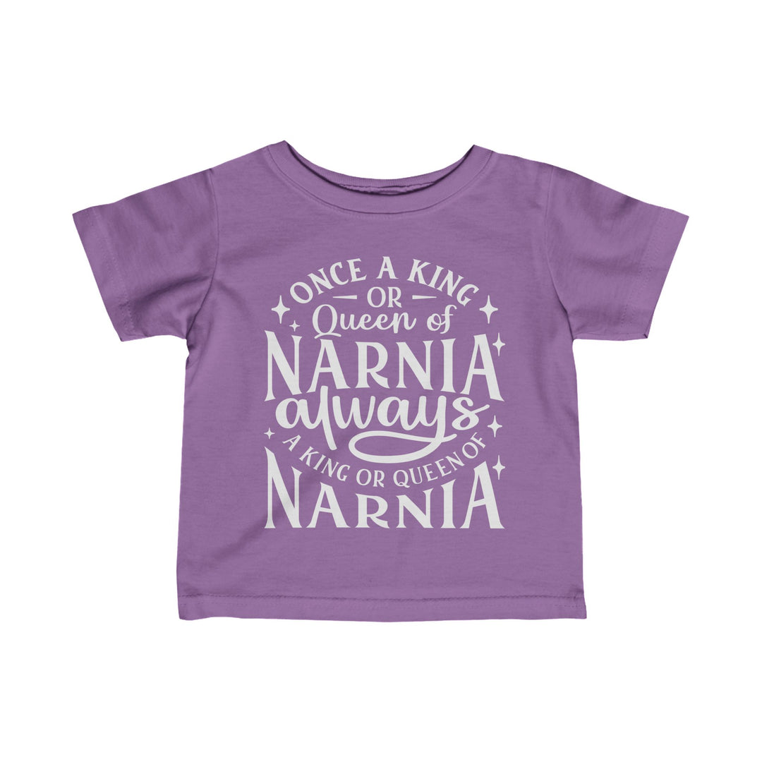 King or Queen of Narnia Baby Tee Kids clothes Lavender 6M 