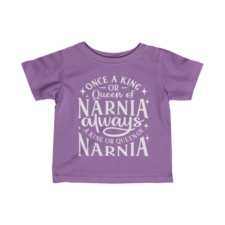 King or Queen of Narnia Baby Tee Kids clothes Lavender 6M 