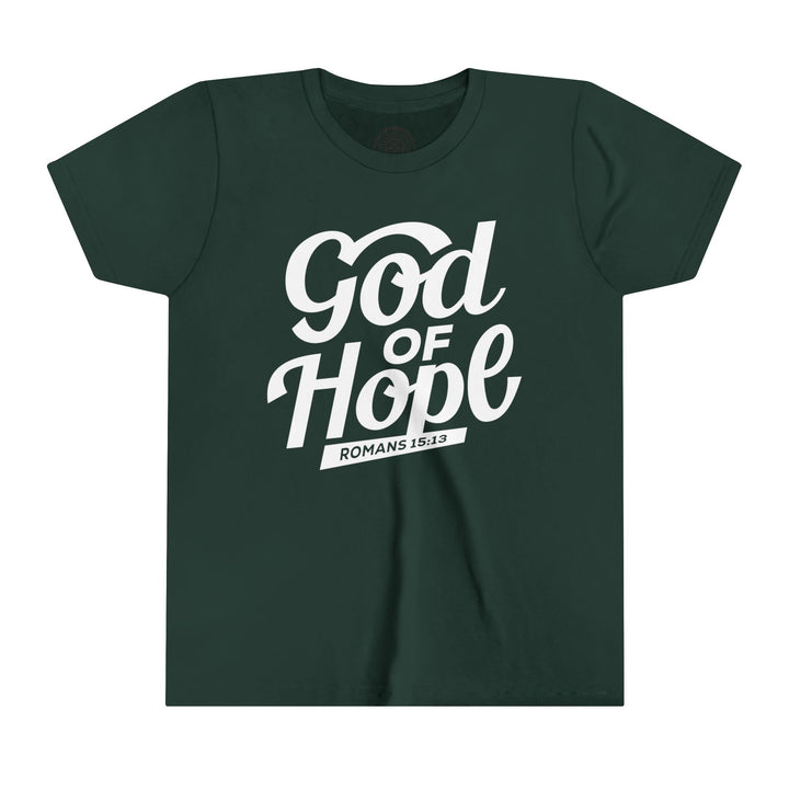 God of Hope Youth T-shirt Kids clothes Forest S 