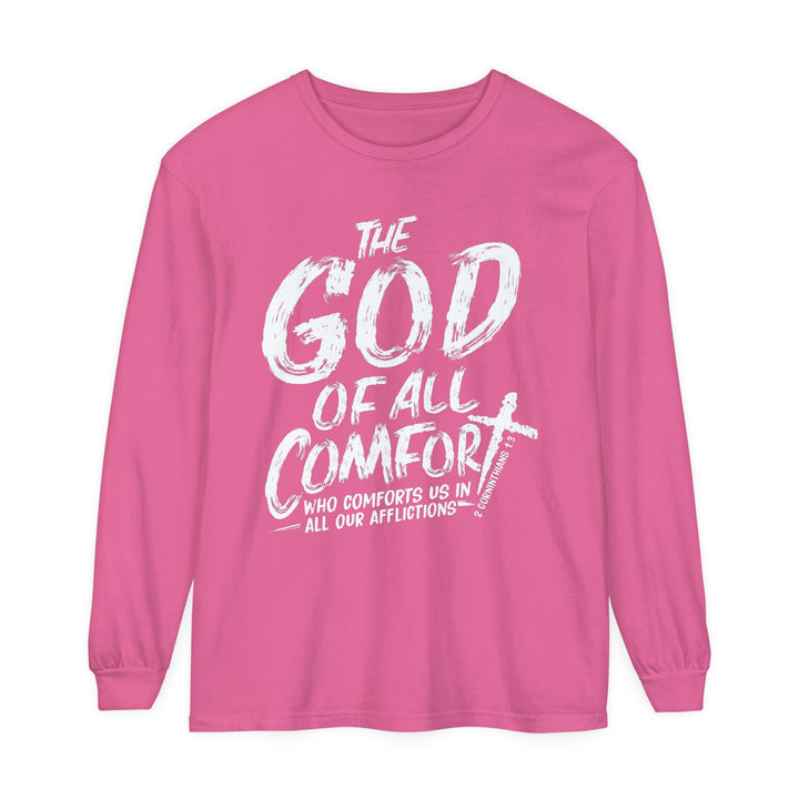 God of All Comfort Long Sleeve Shirt Long-sleeve Crunchberry S 