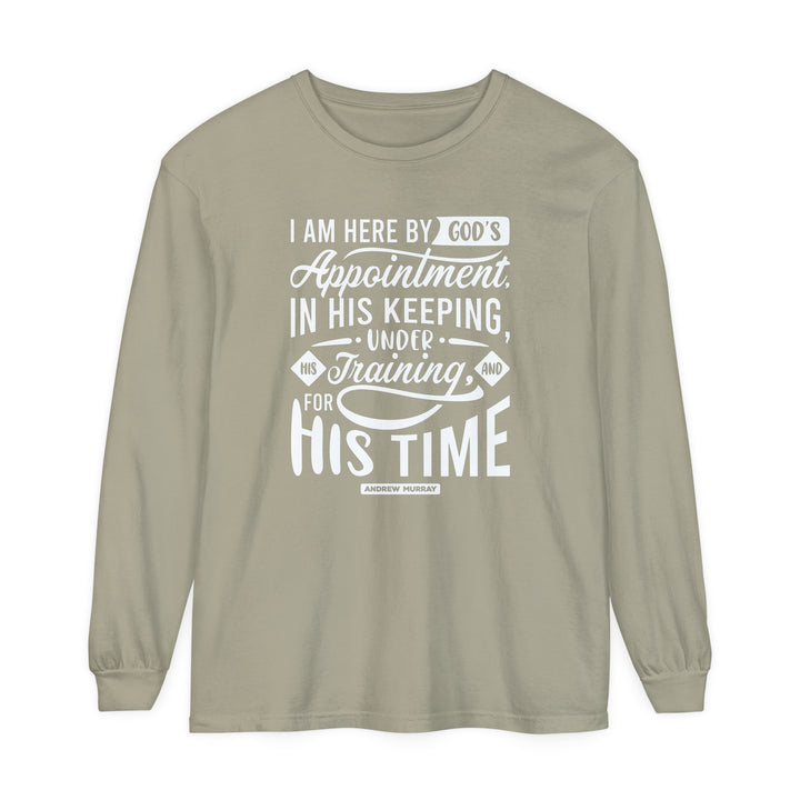 His Time Long Sleeve Shirt Long-sleeve Sandstone S 