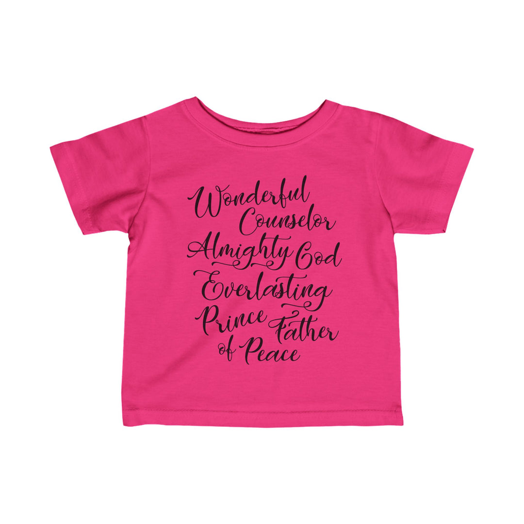 Wonderful Counselor Baby Tee Kids clothes Hot Pink 6M 