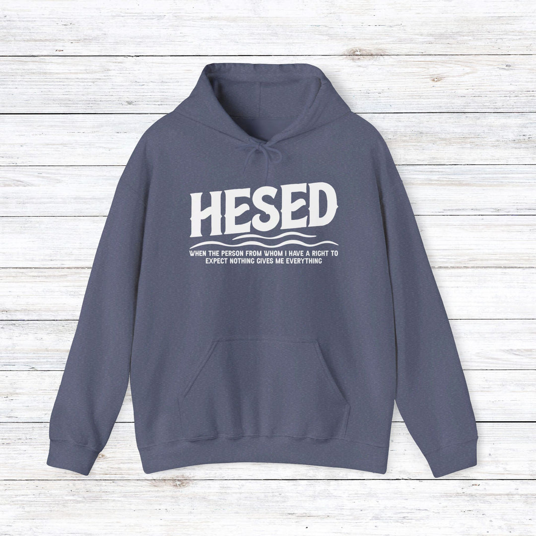 Hesed Everything Hoodie Hoodie Heather Navy S 