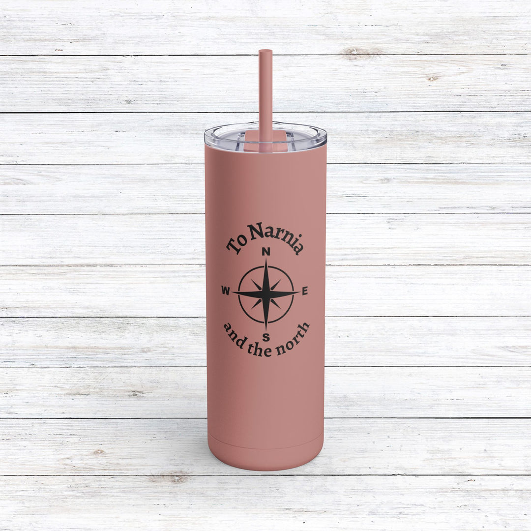 Christian Tumbler To Narnia Mug Dusty Rose 20oz Matte