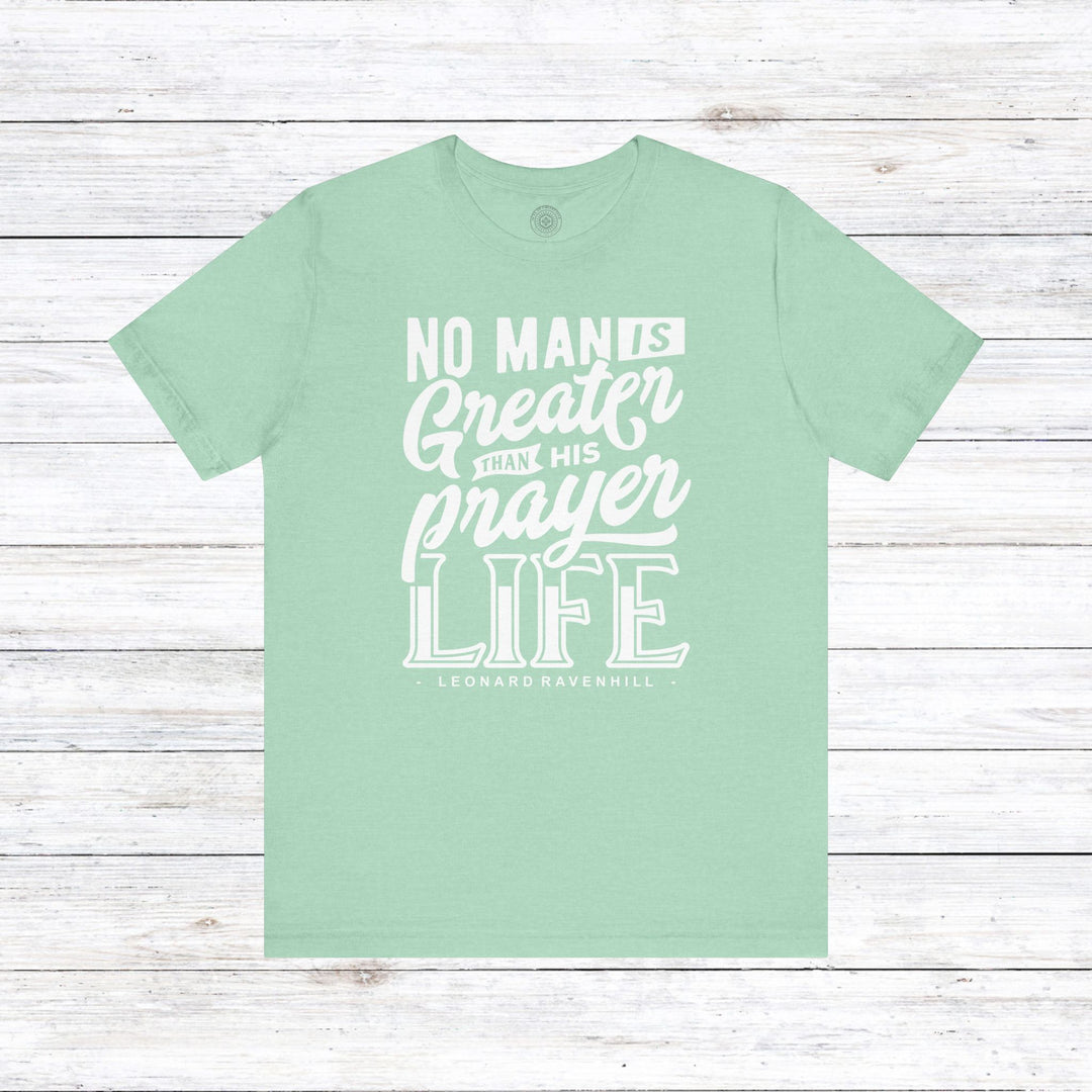 Prayer Life Unisex T-Shirt T-Shirt Heather Mint M 