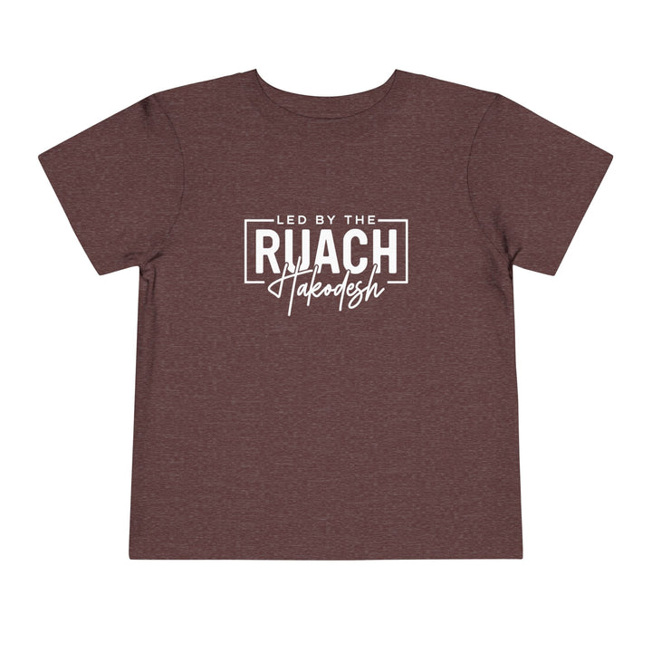 Led By Ruach Hakodesh Toddler Tee Kids clothes Heather Maroon 2T 