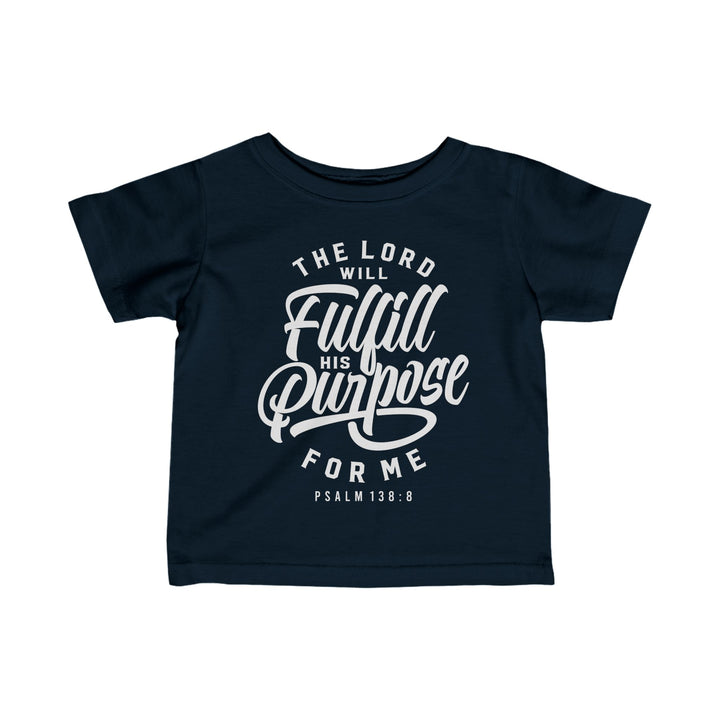 His Purpose Baby Tee Kids clothes Navy 6M 