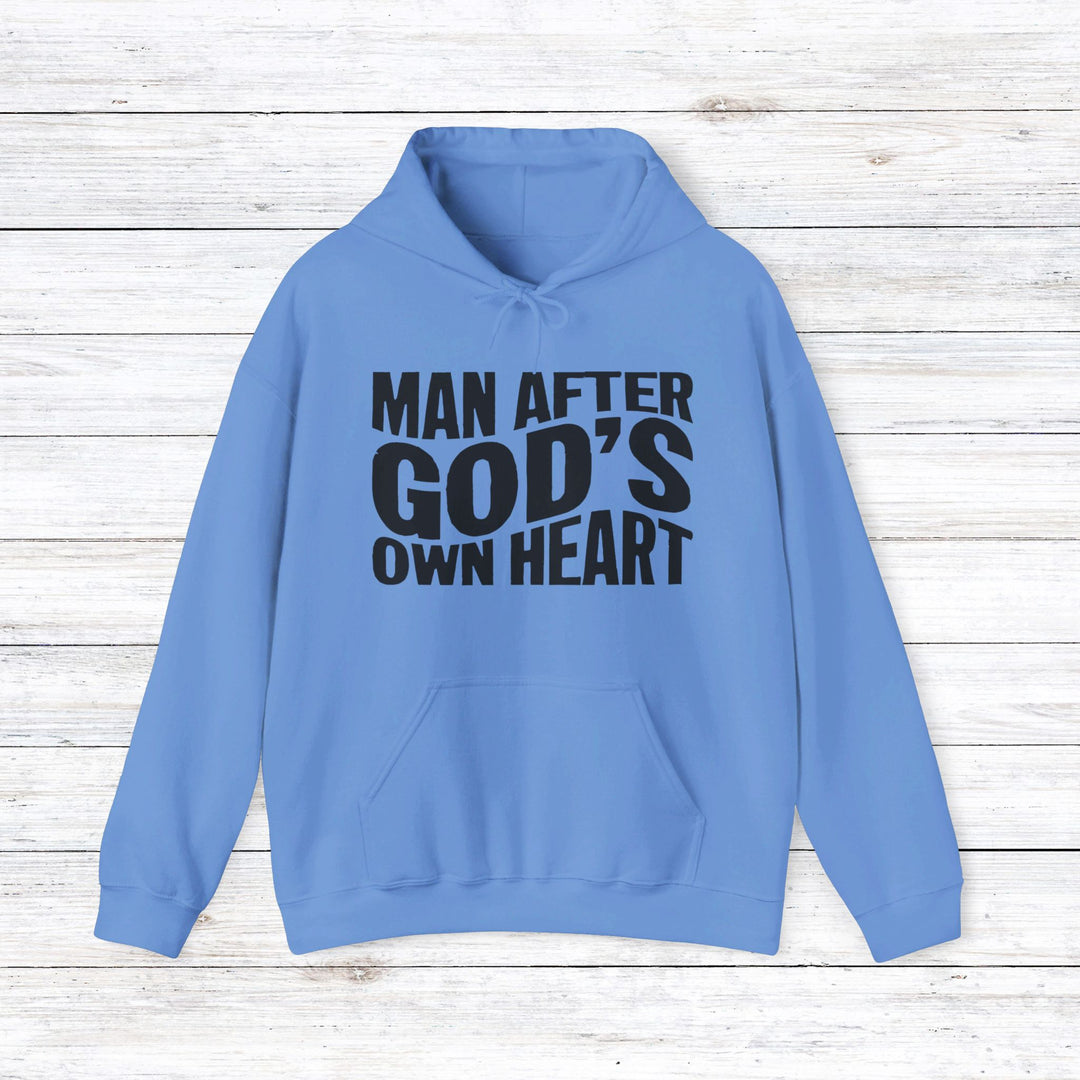 Man After God Hoodie Hoodie Carolina Blue S 