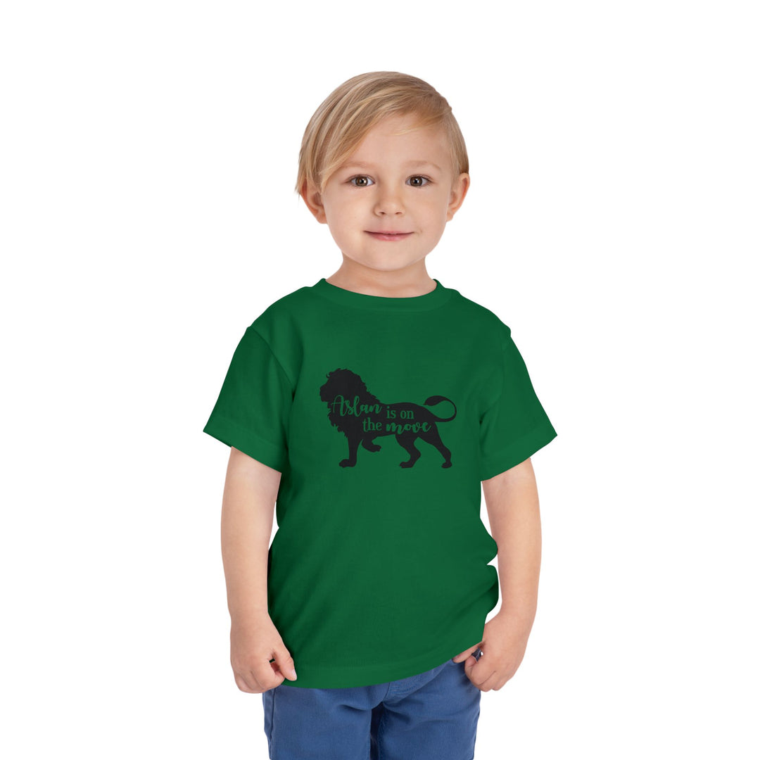 Aslan Is On The Move Toddler Tee Kids clothes   