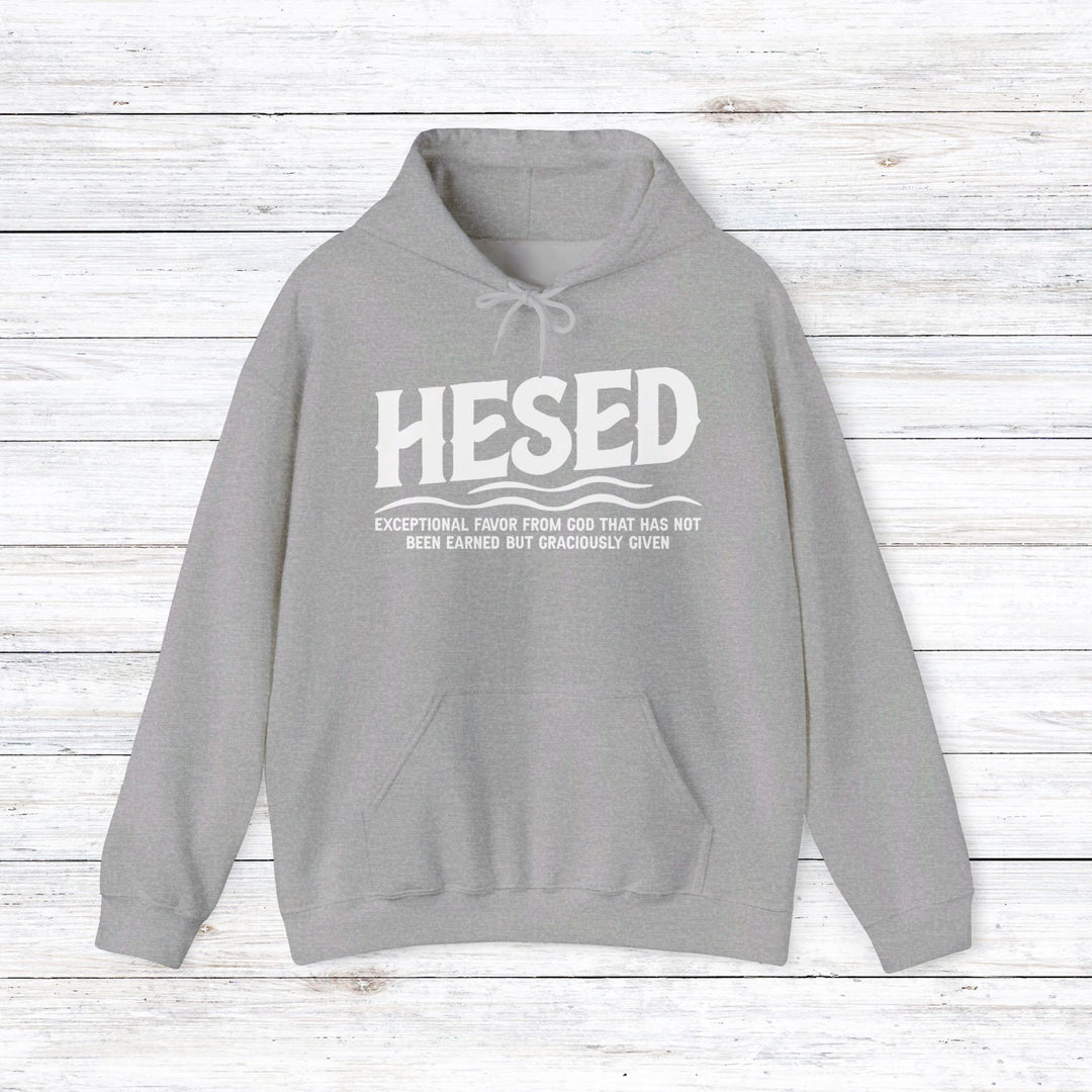 Hesed Exceptional Favor Hoodie Hoodie Sport Grey S 