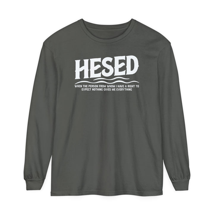 Hesed Everything Long Sleeve Shirt Long-sleeve Pepper S 