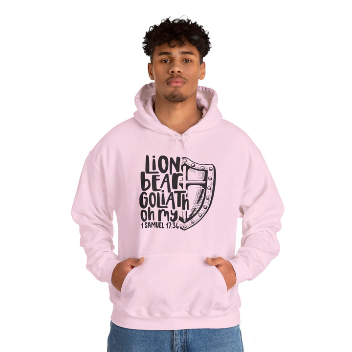 Lion, Bear, Goliath Oh My Hoodie Hoodie   