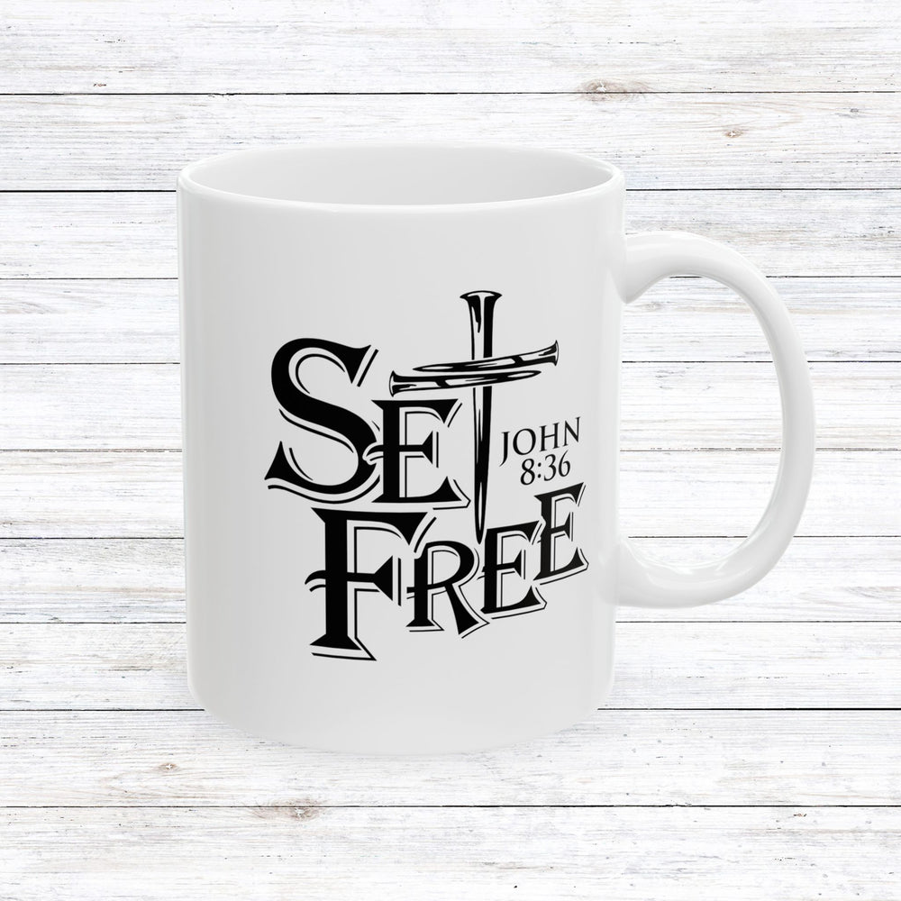 Christian Coffee Mug Set Free Ceramic Mug 11oz  