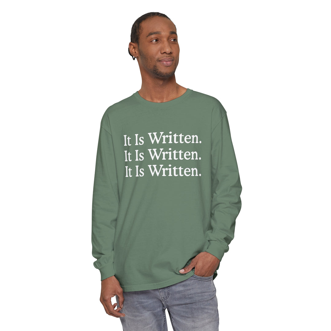 It Is Written Long Sleeve Shirt Long-sleeve   