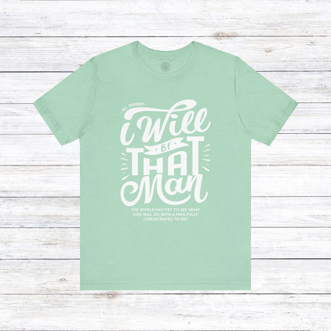 That Man Unisex T-Shirt T-Shirt Heather Mint M 