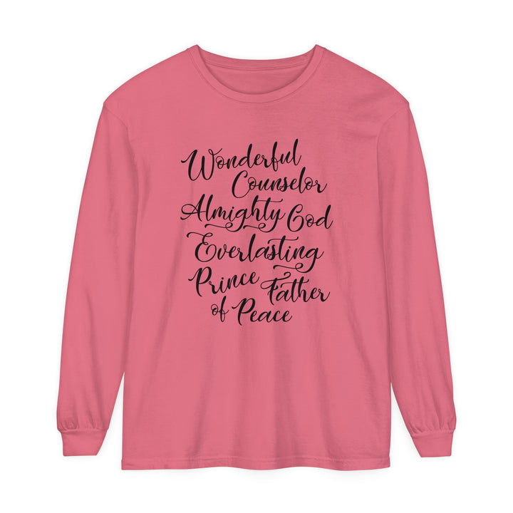 Wonderful Counselor Long Sleeve Shirt Long-sleeve Watermelon S 