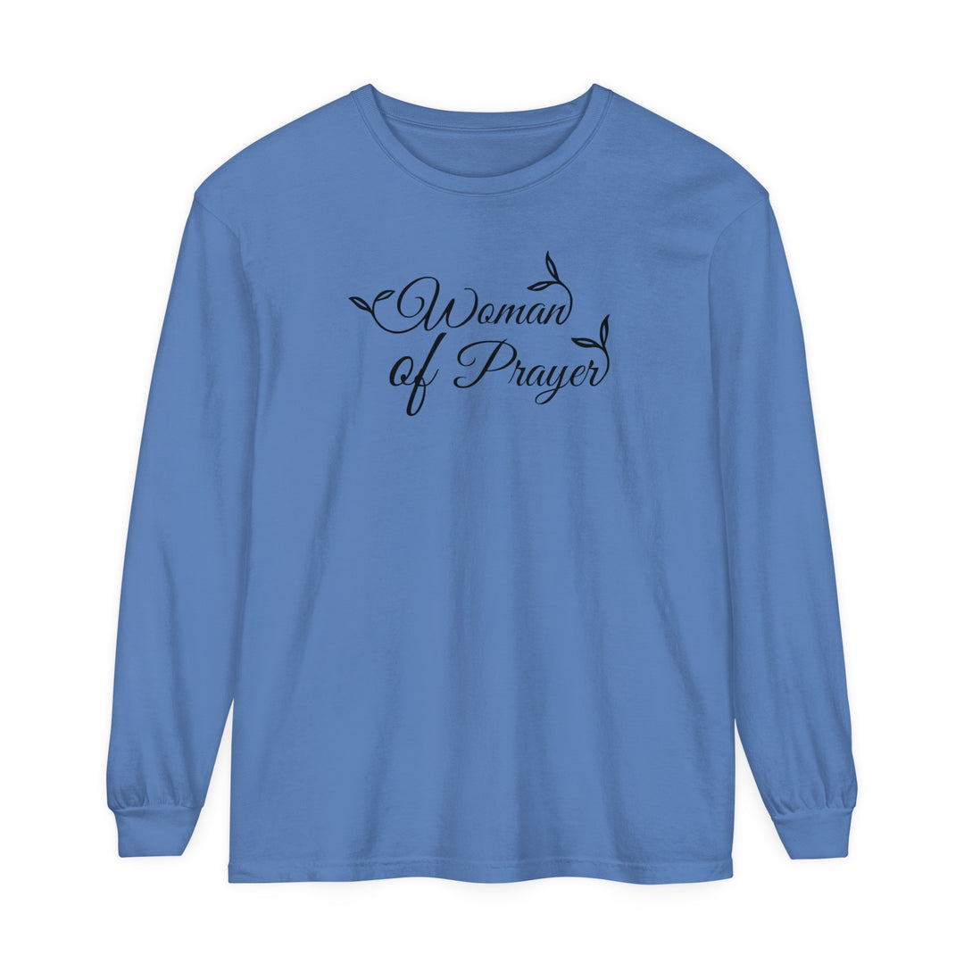 Woman of Prayer Long Sleeve Shirt Long-sleeve Flo Blue S 