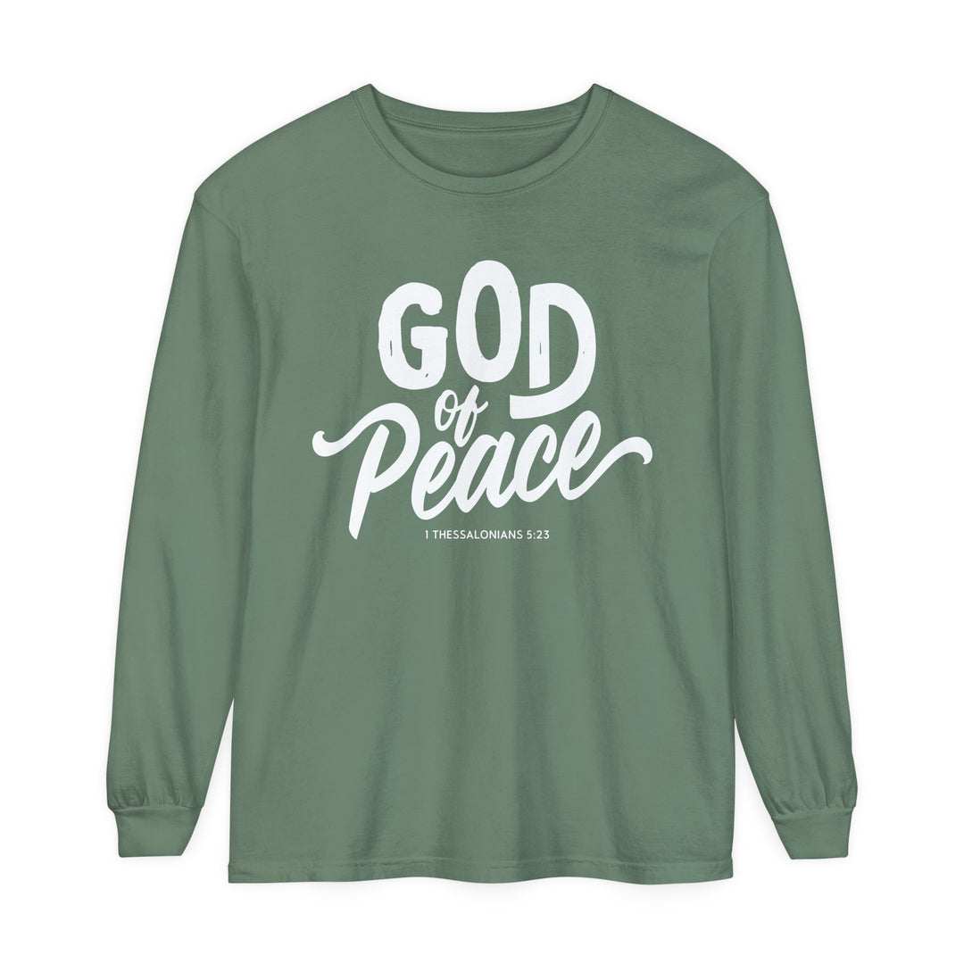 God of Peace Long Sleeve Shirt Long-sleeve Light Green S 