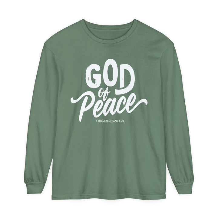 God of Peace Long Sleeve Shirt Long-sleeve Light Green S 