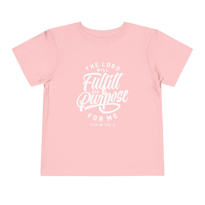 His Purpose Toddler Tee Kids clothes Pink 2T 