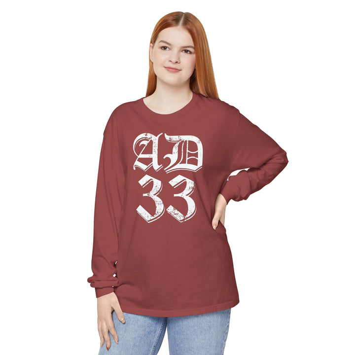 AD 33 Long Sleeve Shirt Long-sleeve Brick S 