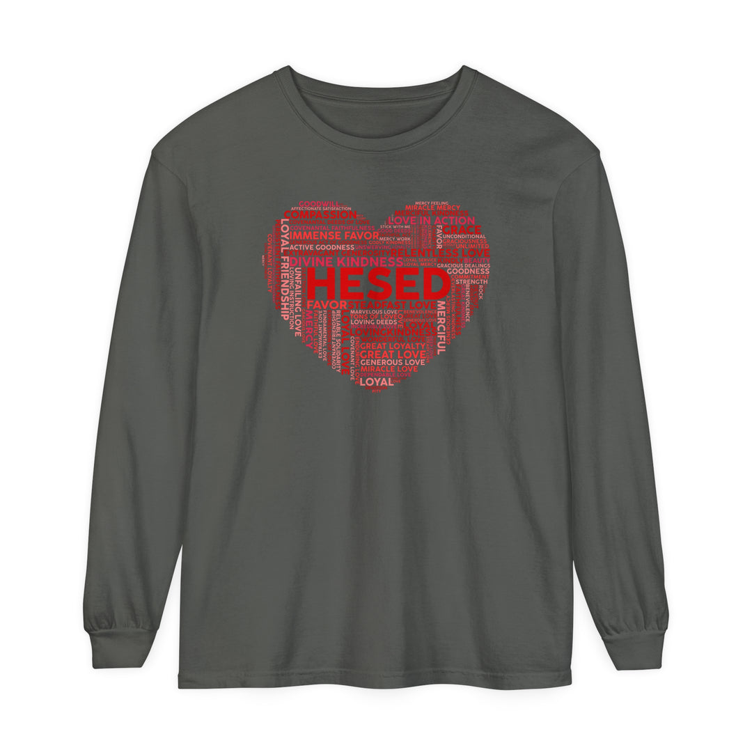 Hesed Heart Cloud Long Sleeve Shirt Long-sleeve Pepper S 