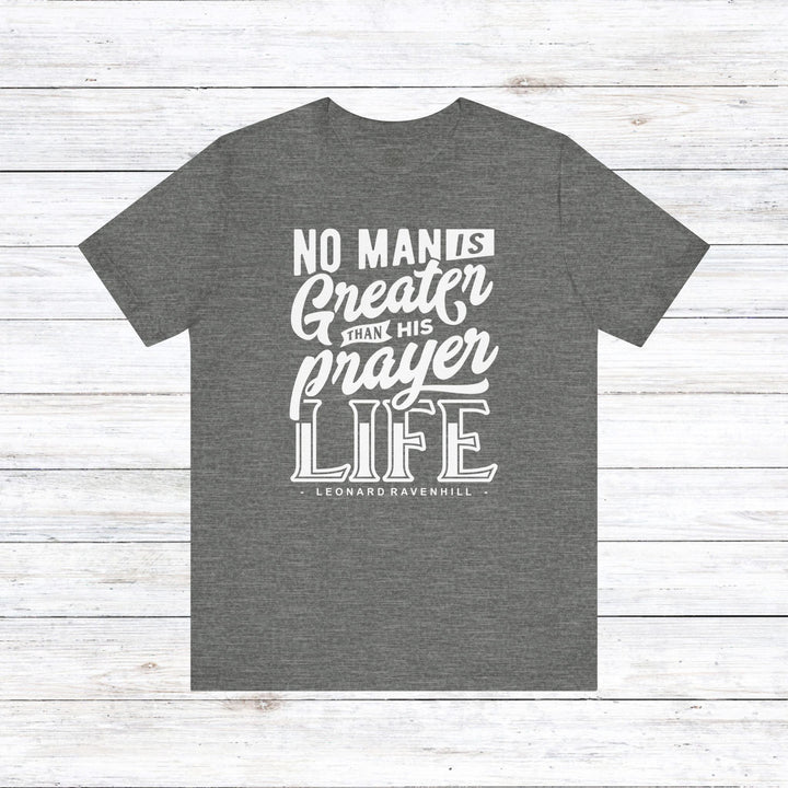 Prayer Life Unisex T-Shirt T-Shirt Deep Heather S 