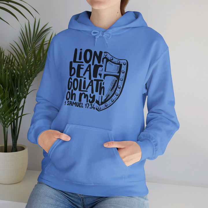 Lion, Bear, Goliath Oh My Hoodie Hoodie   