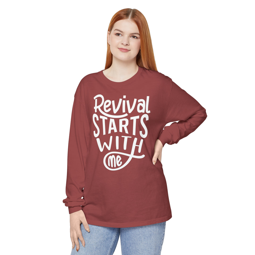 Revival Starts With Me Long Sleeve Shirt Long-sleeve   