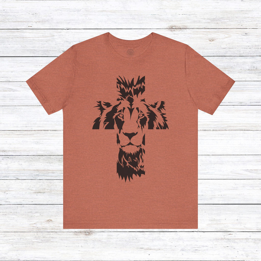 Aslan Cross Unisex T-Shirt T-Shirt Heather Clay S 