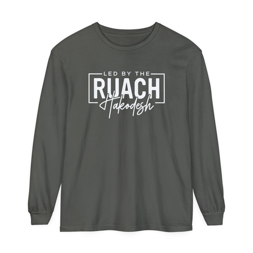 Led By Ruach Hakodesh Long Sleeve Shirt Long-sleeve Pepper S 