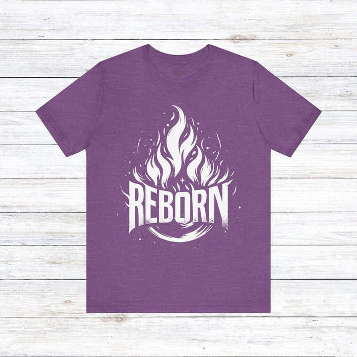 Reborn Unisex T-Shirt T-Shirt Heather Team Purple S 