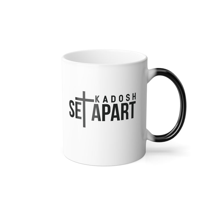 Christian Coffee Mug Kadosh Set Apart Color Morphing Mug   