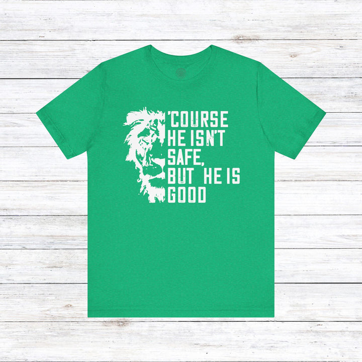 'Course He Isn't Safe Unisex T-Shirt T-Shirt Heather Kelly S 