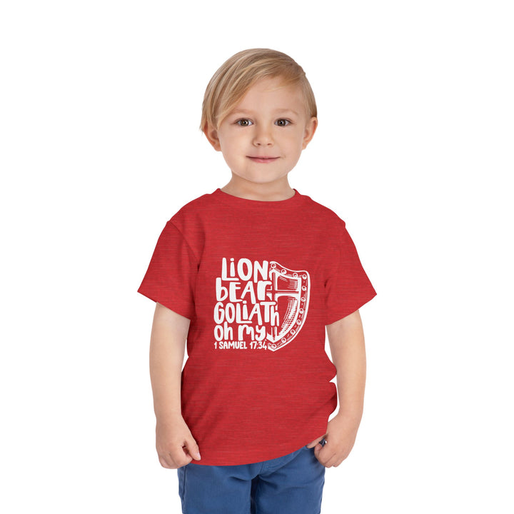 Lion Bear Goliath Oh My Toddler Tee Kids clothes   